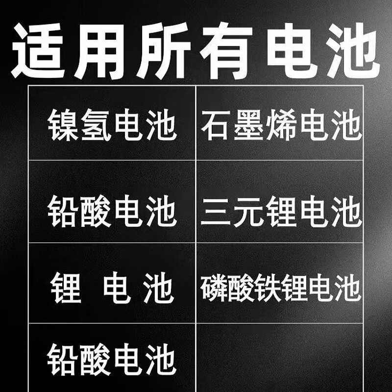 Electric vehicle battery repairer for two or three-wheel electric vehicles activates the battery universal pulse repair battery automatic power-off supreme battery repairer imported chip