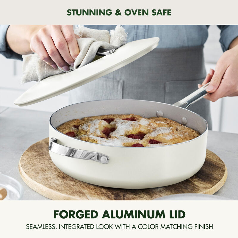 Greenpan Nova Healthy Ceramic Nonstick 10-Piece Cookware Pots and Pans Set Not Included