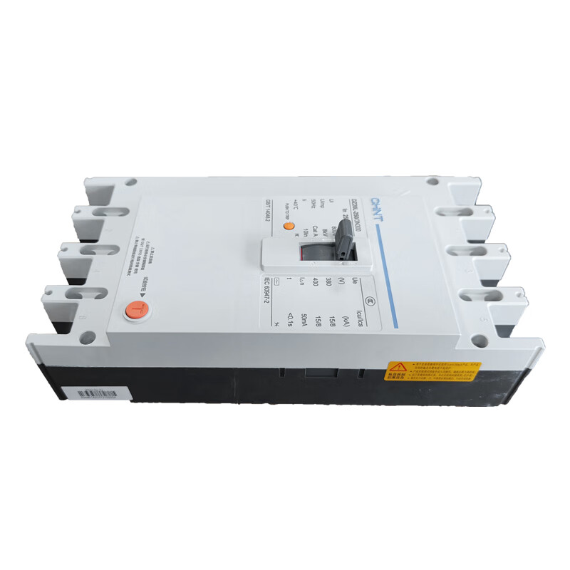 Chint leakage protector plastic case circuit breaker DZ20L leakage switch 400A three-phase four-wire 4p160A250A 160A 3P N