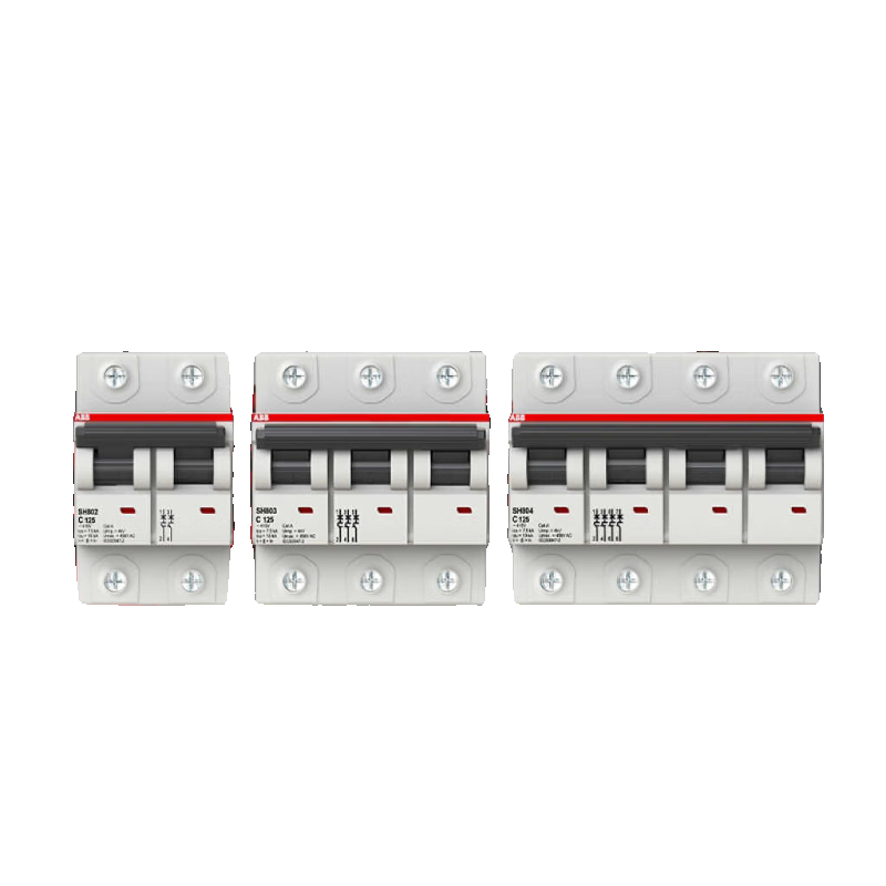 ABB high current circuit breaker SH800 series switch circuit breaker SH801 D type 125A4P