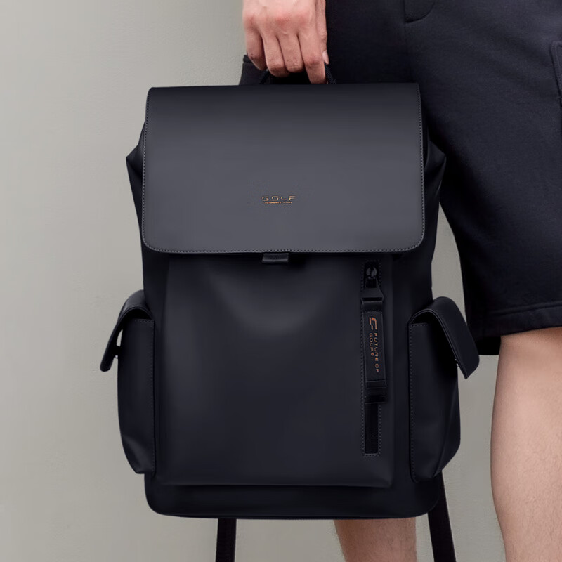 Golf (GOLF) Backpack Men's Computer Bag 16-inch Notebook Huawei Business Bag Large Capacity Travel Backpack Casual School Bag