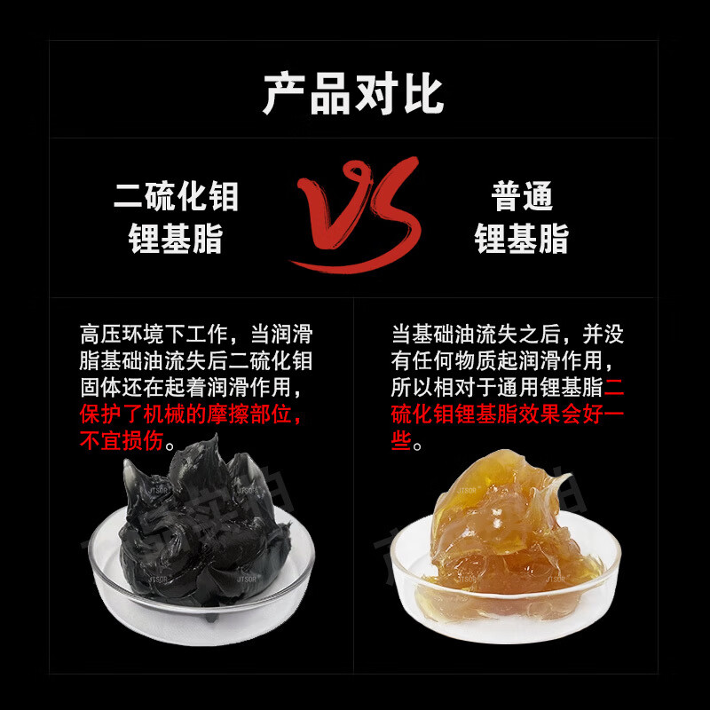 Extreme pressure molybdenum disulfide grease butter lithium base grease high temperature anti-wear crane boom excavator forklift machinery special grease extreme pressure molybdenum disulfide No. 3 15kg/barrel