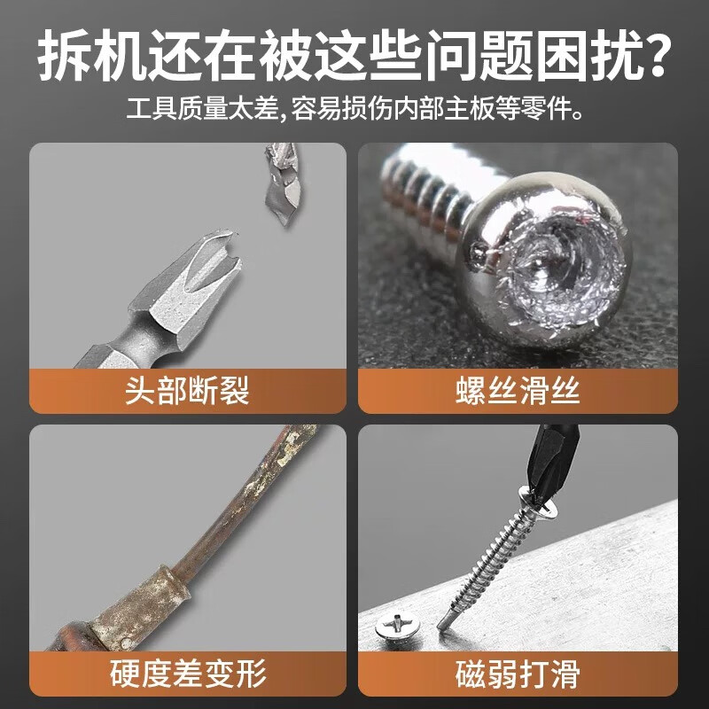 Eastern Works Laptop Disassembly Tool Screwdriver Set Computer Cleaning Disassembly Repair Mobile Phone Glasses Precision Screwdriver