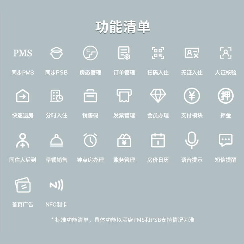 Smart hotel unmanned front desk intelligent self-service check-in machine service robot Huazhu all-season same style B&B hotel