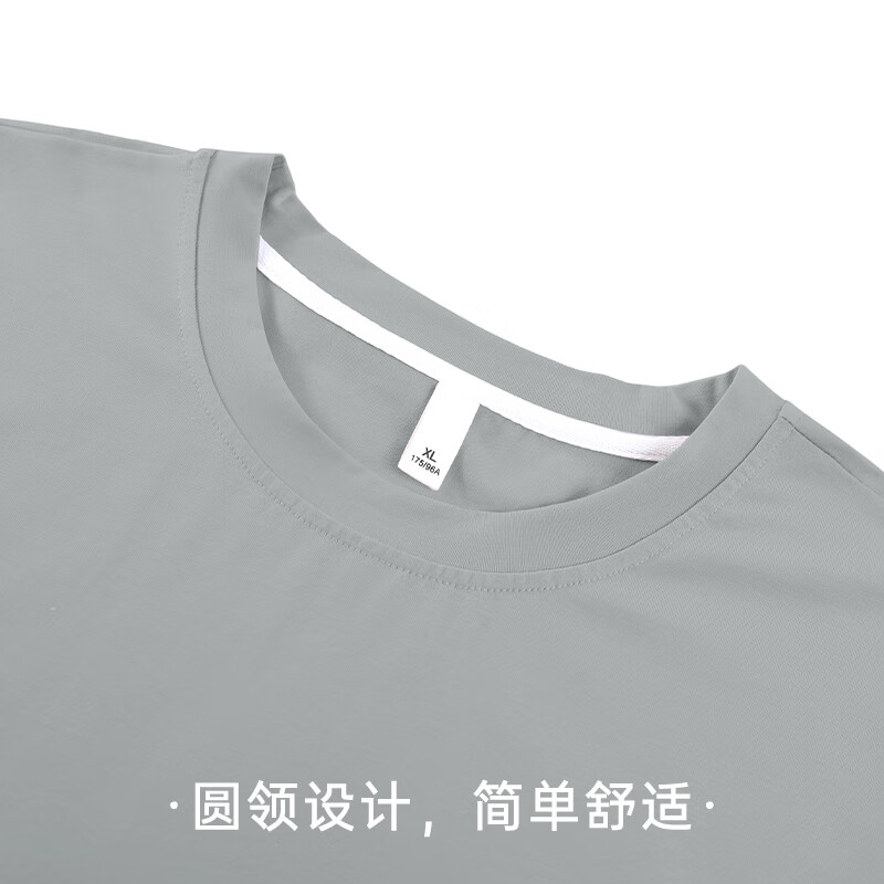 Langsha spring and summer new pajamas men's antibacterial and anti-mite pure cotton men's pajamas, comfortable, breathable and loose home clothes set