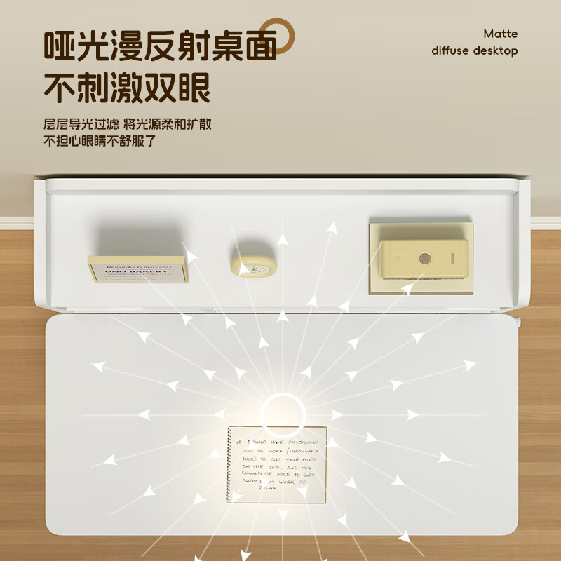 ZUNMIAN children's study table and chair set desk writing table liftable solid wood 80cm