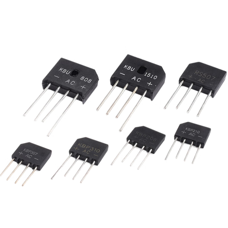 Zejie rectifier bridge KBP307/310/206 KBU808/1510 RS507 2A3A flat bridge rectifier KBP210 (5 pieces)