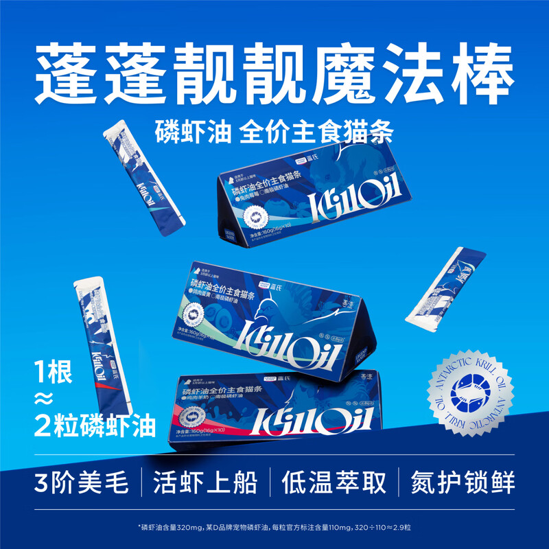 LEGENDSANDY Lamb's krill oil staple cat strips and cat snacks full price adult cat nutrition beautiful pigeon meat egg yolk flavor 16g*10 pieces