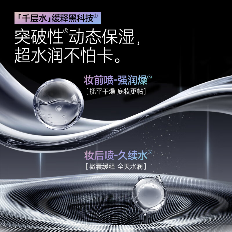 Carslan black magnetic makeup setting spray loose powder moisturizing soft focus non-removing makeup oil control setting makeup (moisturizing version) 30ml portable New Year