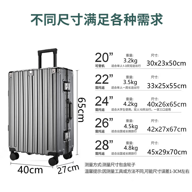Doublestar suitcase large capacity trolley case next day delivery suitcase student boarding case suitcase password box white thickened PC, aluminum alloy frame 20 inches boarding case