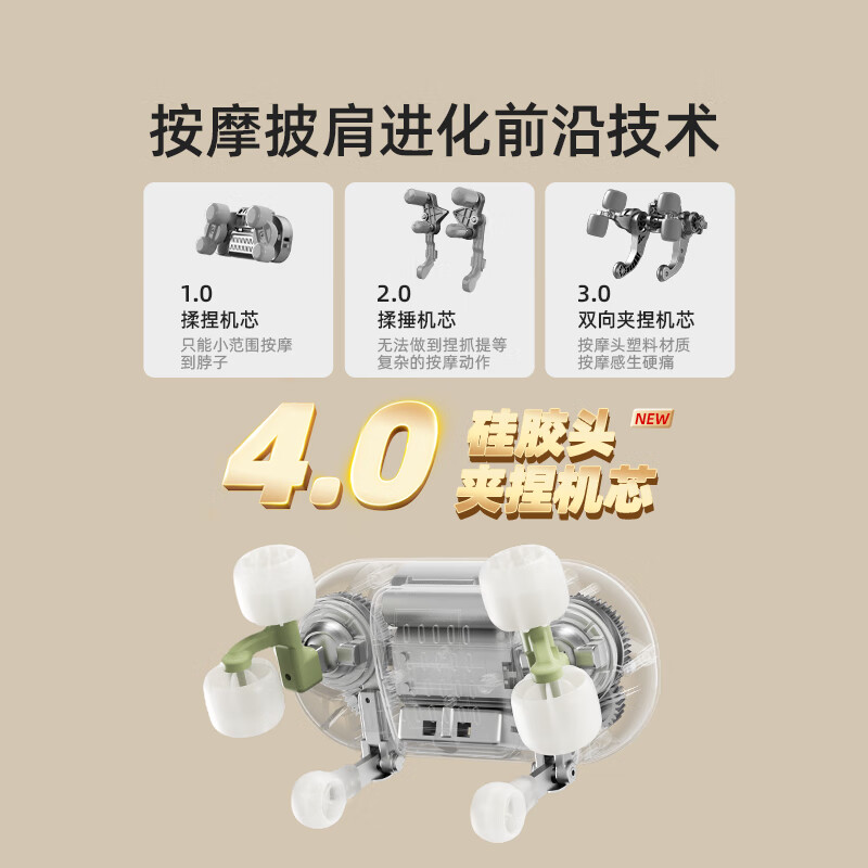 Supor Cervical Massager Shoulder and Neck Massager Neck Shoulder Neck Back Integrated Massager Cone Trapezius Kneading Massage Pillow Birthday Gift for Parents, Men and Girlfriends Powerful Model Upgraded Powerful Motor + Extra Long Battery Life + Large Area Hot Compress + Gift Box Annual Meeting Gifts New Year’s Gifts for Parents, Elderly Elders, Husbands and Wife High-end and Practical