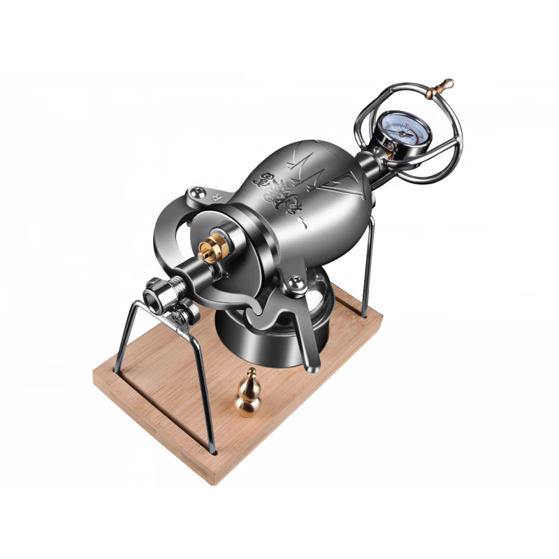 Axis old-fashioned traditional popcorn machine household small mini machine Internet celebrity grain amplifier hand crank 04 food grade 480 type oil pressure gauge * safety plug * double valve complete set * 3 oil