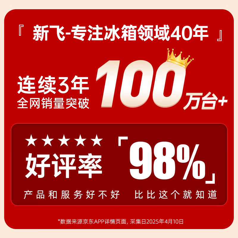 Xinfei Refrigerator Small Rental First-Class Energy Efficiency Refrigeration and Freezing Dual-Purpose Small Refrigerator for 1-2 People Household Refrigerator Double Door Refrigerator for Rentals Office Two Doors 26 Years Flagship 90A142LS First-Class Energy Efficiency Crisper Box Model Silver