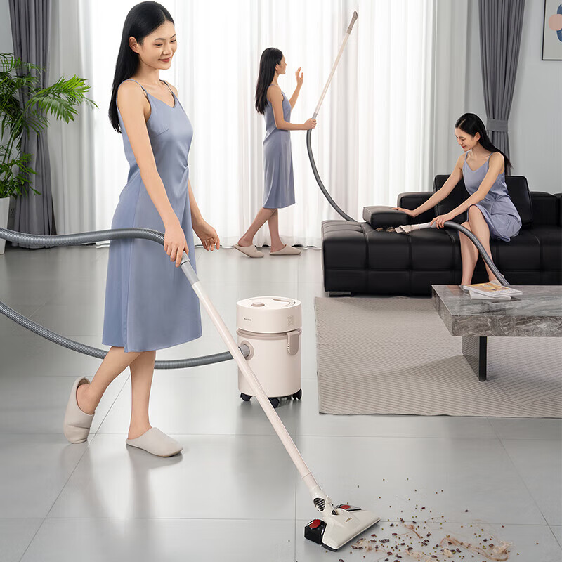 AUX bucket vacuum cleaner for home use, strong and large suction, industrial wasteland reclamation, decoration and sewing, commercial carpet blower vacuum cleaner for vehicles, 12L large capacity AXC-22AT588A upgraded version