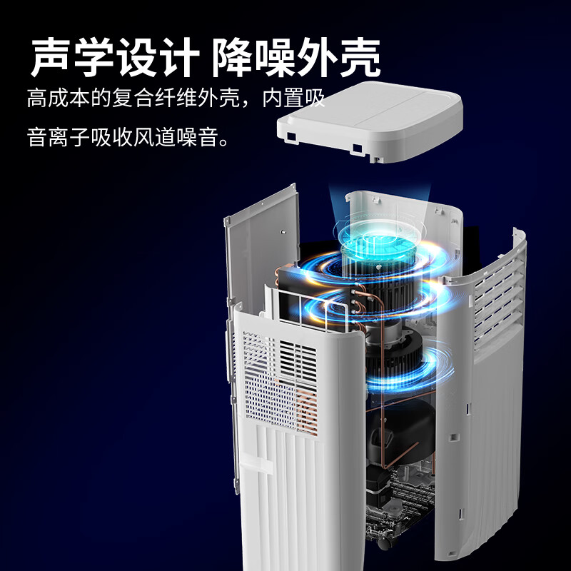 Xinfei mobile air conditioner, household all-in-one machine, movable, installation-free and drainage-free, rental house kitchen room air conditioner, 1 HP, single cooling