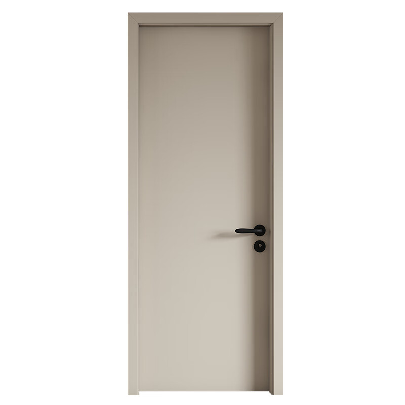 Paseo household aluminum alloy bedroom concierge door indoor door room door flat door environmentally friendly insect-proof and moisture-proof study door bag door-to-door installation customization Morandi Khaki T1
