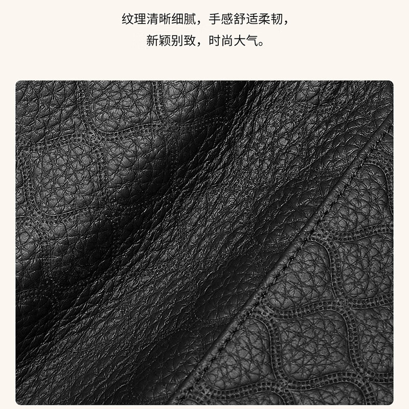 Scarecrow wallet women's long genuine leather 2025 new large capacity women's wallet first layer cowhide mobile phone clutch 10 card slots off-white 19*2.5*9.5cm 10 card slots