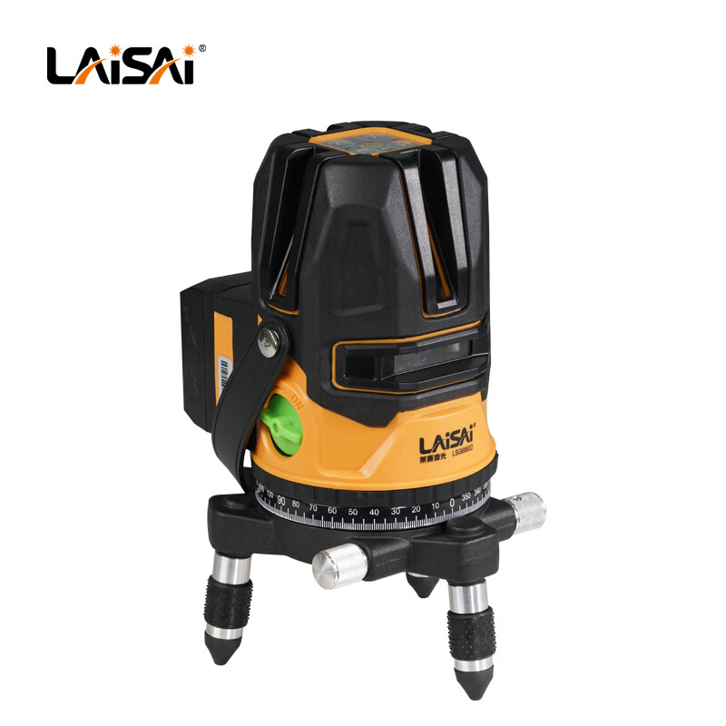 LAISAI LAISAI laser level LS6860D red light five-line marking instrument infrared level meter high brightness and high precision