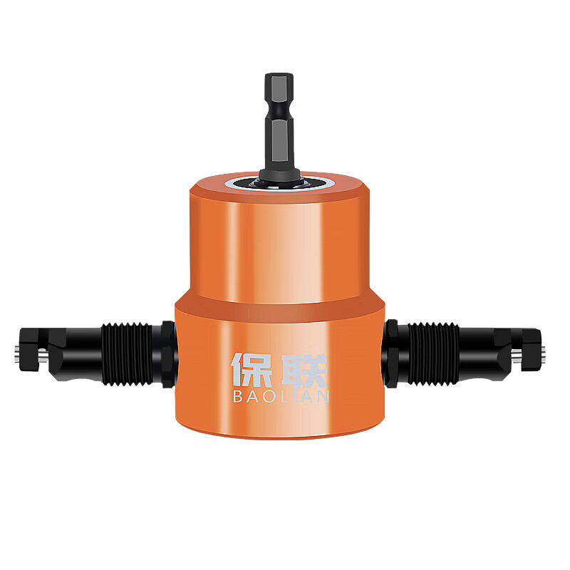 Baolian double-head metal sheet cutter, electric iron sheet scissors, curved hole electric punching shear, iron sheet cutting tool artifact, tin box YT-160A (including spare knife bar, knife holder)