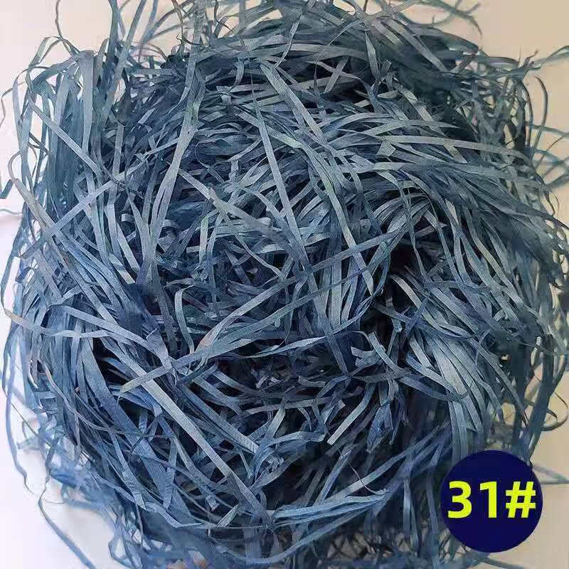 Raffia filling Internet celebrity gift box souvenir cushioning filling for boyfriend and girlfriend wedding candy bedding manufacturer wholesale beige 500g super cost-effective