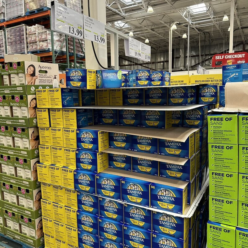 TAMPAX (TAMPAX) trial pack 5/10 Canadian Tampax tampons long tube type can be used for swimming and waterproof Sold in bulk 20 L Others