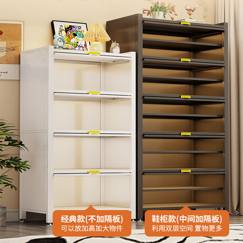 Zhifu steel dust-proof storage cabinet household flip-up door large capacity balcony storage cabinet living room utility cabinet bookcase storage rack gray 2 doors length 60 width 32 height 80cm