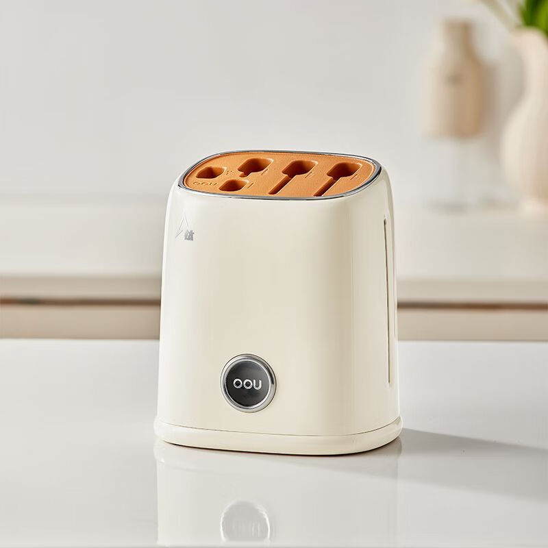 OOU shipped from Xinjiang oou antibacterial titanium kitchen knife set complete combination household food supplement stainless steel sharp kitchen knife oou deer series knife set