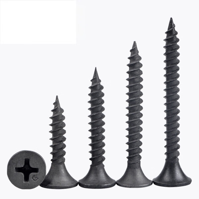 Jestin self-tapping screws high-strength dry wall nails wood screws wallboard nails keel self-tapping cross flat head self-tapping screws high-strength M3.5*30 (100 pieces)