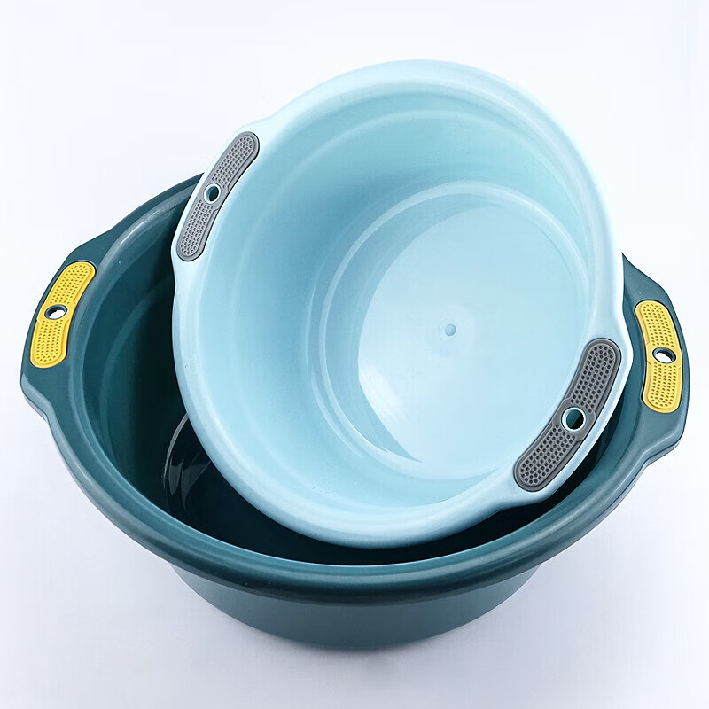 Hesdig JG-881 plastic cleaning basin thickened plastic basin cleaning basin small light blue