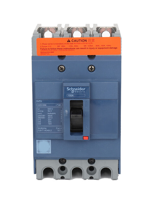 EZD100E/160E/250E/400E/630E 3P fixed molded case circuit breaker EZD630E3P500AEZD630E3500K