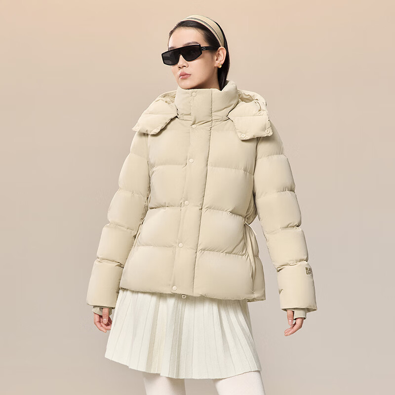 Govan Black Gold Goose Down Jacket Queen 5.0 Five-Gate 25 Years New Versatile Slim Women's Autumn and Winter Down Jacket Platinum No. 6 S