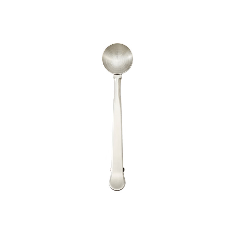 MUJI stainless steel dust-proof clip with spoon, sealing clip, sealing clip, household MCF5CC3A spoon 17mL/length 18cm