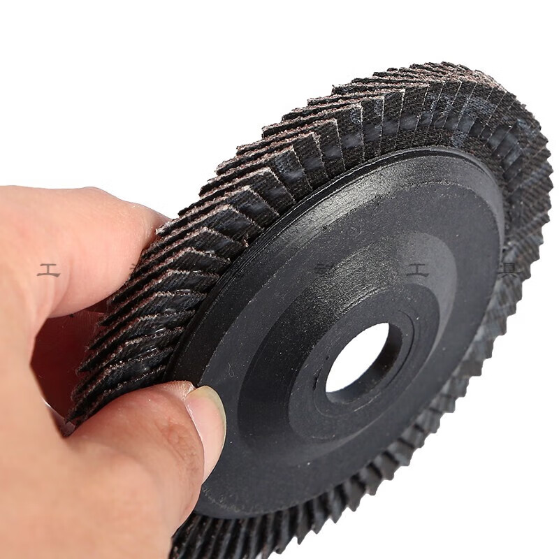 Gongtu (Gongtu) Louver Blade Thickened Louver Wheel Grinding Sheet 100 Angle Grinder Stainless Steel Polishing Sheet Flat Abrasive Wheel Thousand Blades Upgraded Thickened Calcined 60# 300 pieces/box