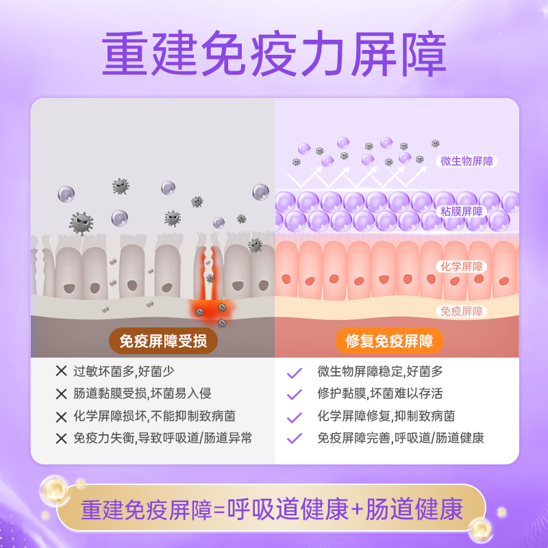 Lan Knight probiotic rhinitis good nose soothing infant and child probiotic intestinal bifidobacterium prebiotic 30 bags/box