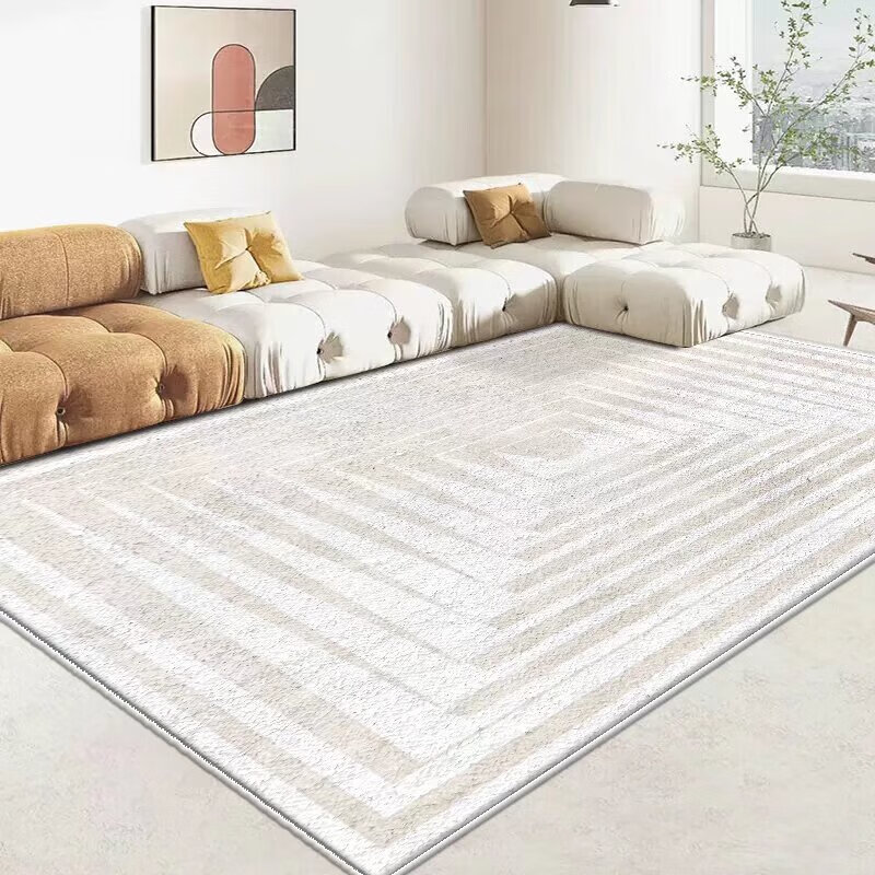 Brangdy minimalist light luxury thickened carpet living room sofa coffee table Internet celebrity simple floor mat bedroom bedside stain-resistant beautiful light luxury-3 120*160cm