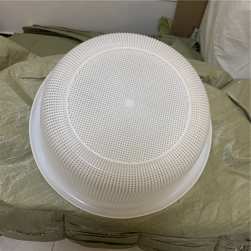 Qinkat thick encrypted round plastic basket drain basket round dense hole sieve vegetable basket fruit basket storage basket large storage basket encrypted 5223 diameter 35cm * height 12cm