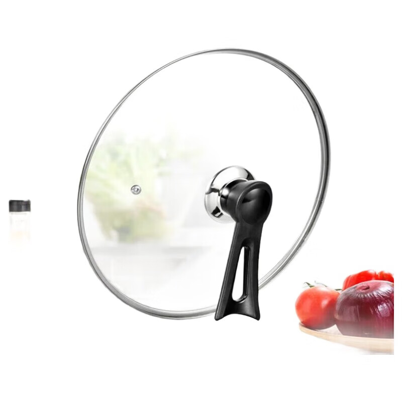 Extra thick stand-up tempered glass pot lid household cooking pot lid 32cm 34cm universal transparent pot lid for wok 36cm stand-up handle tempered glass lid