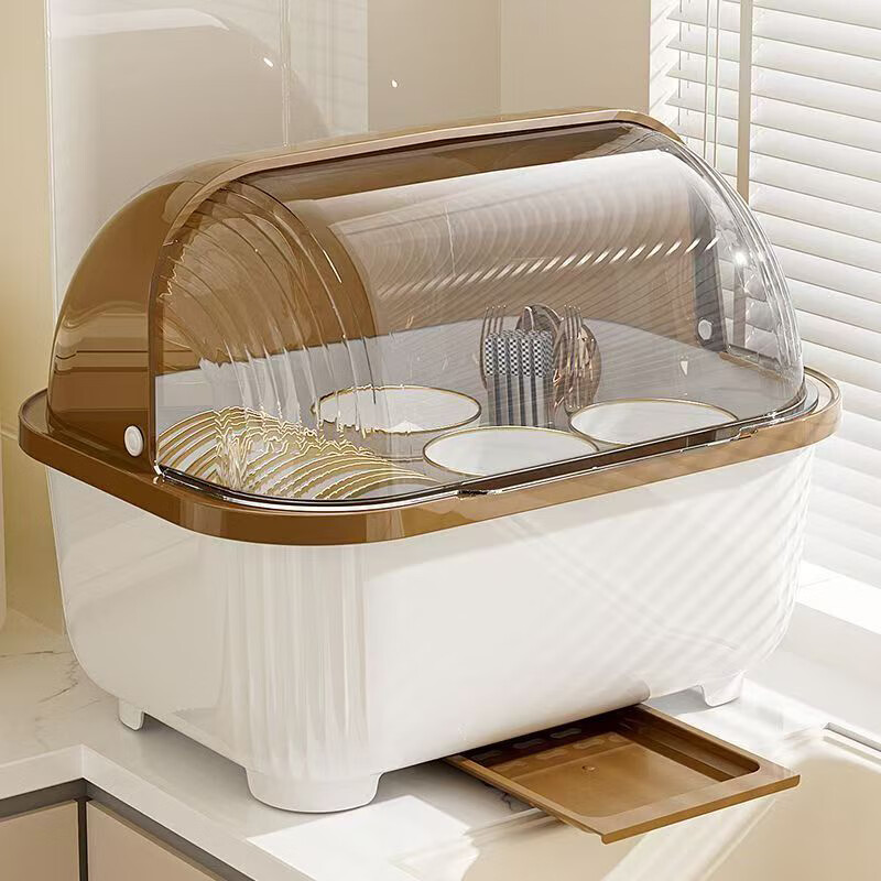 Centennial Zhenghe bowl and chopsticks storage box drain bowl rack dish rack kitchen cupboard with lid dish storage box home dish rack