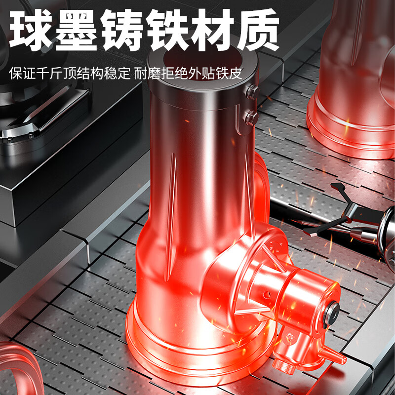 HUGO mechanical screw jack hand-cranked vertical gear lifter labor-saving wrench 5 tons 10 tons t32 tons 50 tons export quality 5 tons national standard