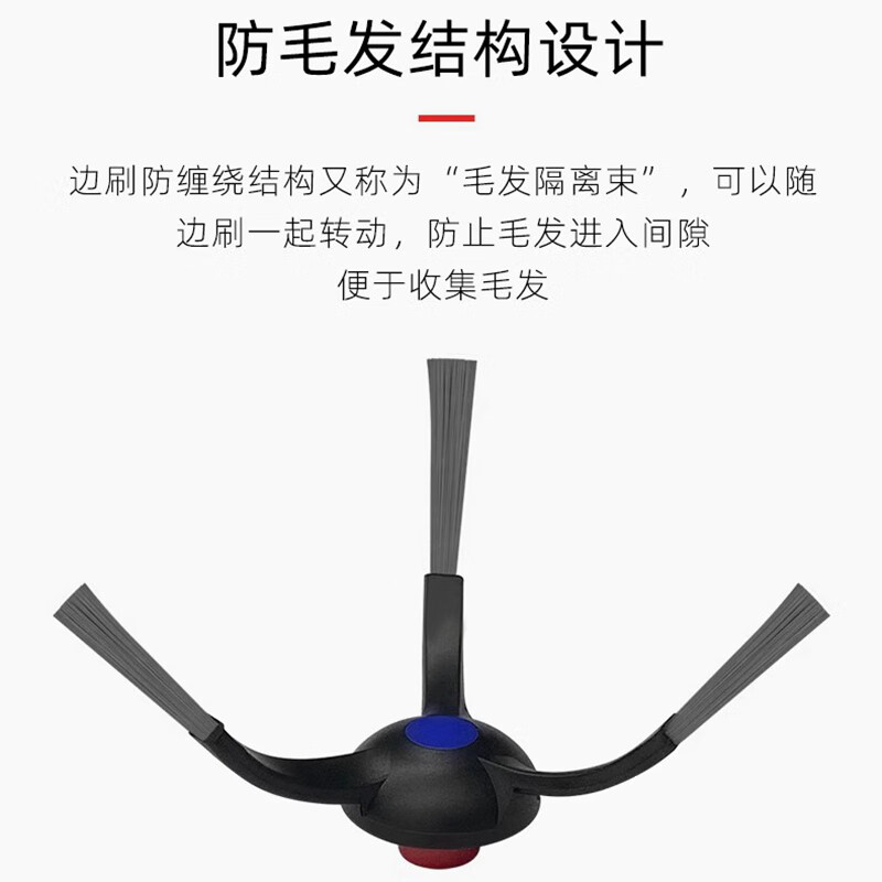 Suitable for Ecovacs sweeping robot T30 PRO consumable roller brush, side brush, filter, dust bag, mop holder accessories, 2 rag holders