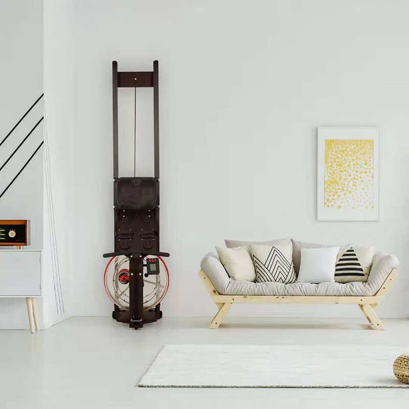 Wakagym export version water resistance rowing machine folding rowing boat home house of cards rowing Chile VOLTA full stainless steel commercial three-blade adjustable paddle