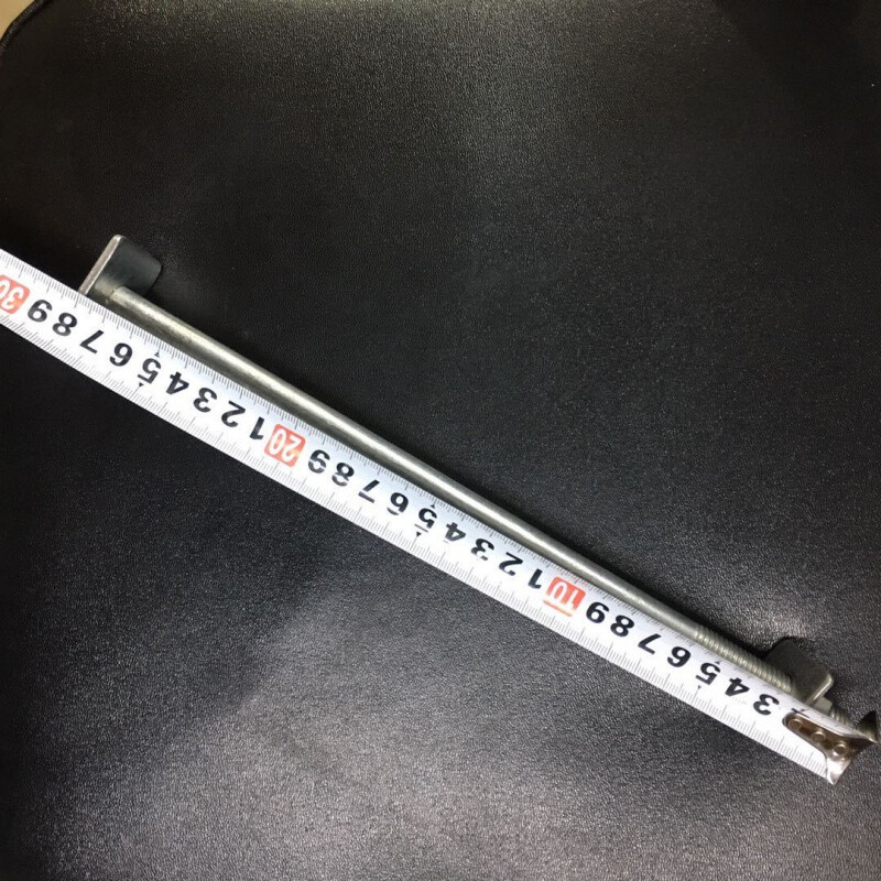 JPHZNB galvanized extended wall screw screw bolt welding extended screw building hanging water heater elevator installation curtain wall M12*150 (with nut + 30 square pad) quantity 6 pieces