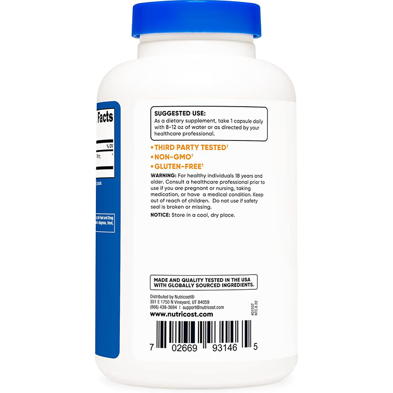 Nutricost USA Nutricost Maca Root organic maca root 750 mg 180 capsules 750 mg 180 capsules