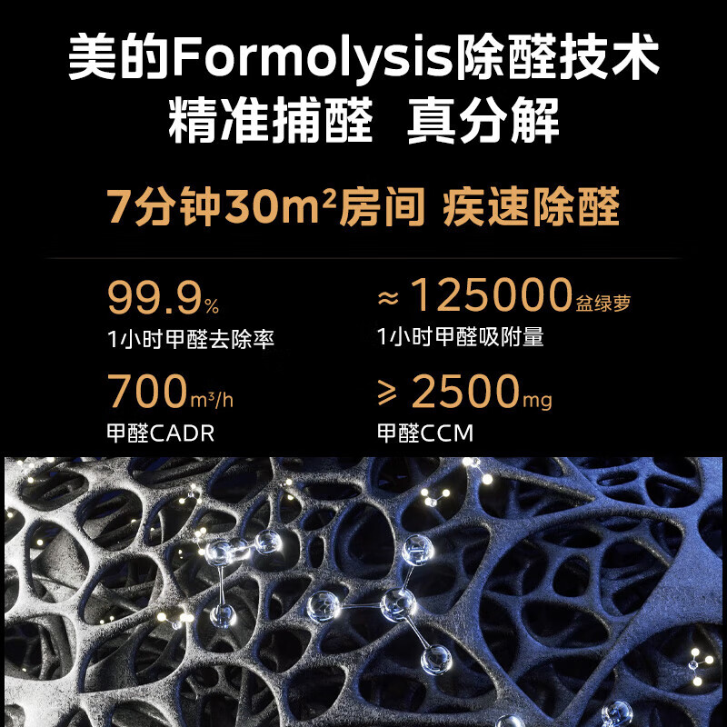 Midea pet air purifier absorbs cat hair and removes allergens, cat and dog deodorizer, cat hair purifier sterilizes, disinfects and removes odors, high-end flagship pet T1000 Lite