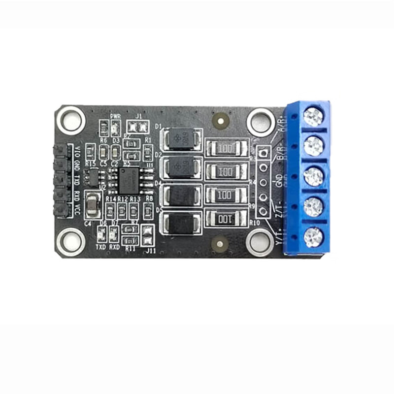 Yue Changsheng 1.8V3.3V 5-volt TTL and RS422 mutual conversion module serial port adapter full-duplex interface communication conversion board HJ-422-WTTL-XH254 (terminal interface) with wiring