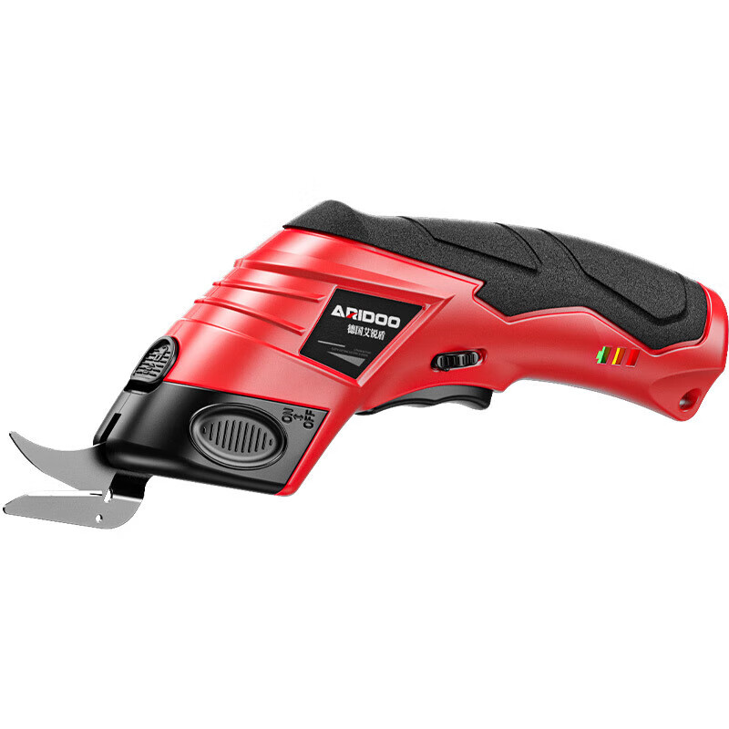 Xiangrong electric scissors for cloth cutting, handheld small electric cloth cutting machine for tailors, cutting cloth, cutting cloth, flashlight scissors, household carpet leather, 4.2V charging + tungsten steel blade * 2 cartons