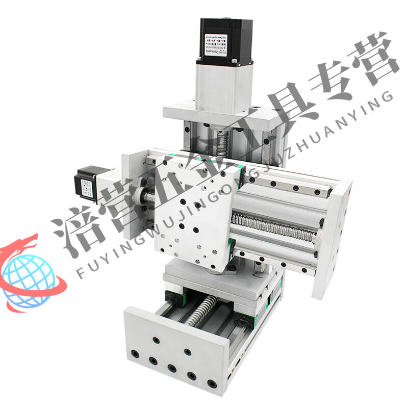 TNBROTHERS fully automatic small drilling machine tapping machine high-precision diy multi-function chuck electric drilling CNC workbench servo motor 200 stroke complete set-tapping plug-in