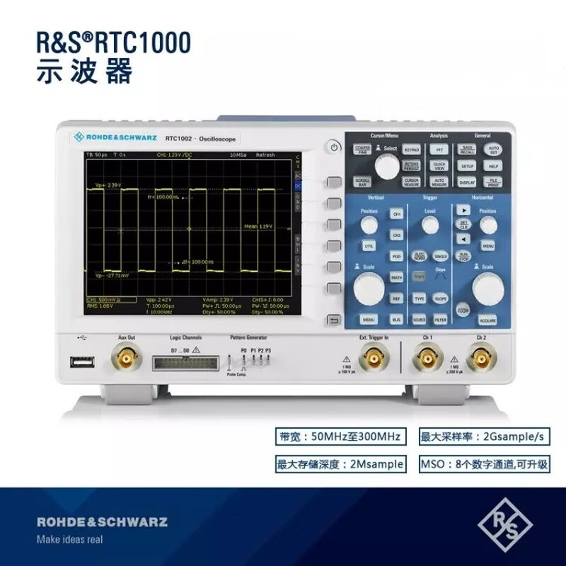 RTC1002 oscilloscope Rohde & Schwarz R&S original spot RTC1002