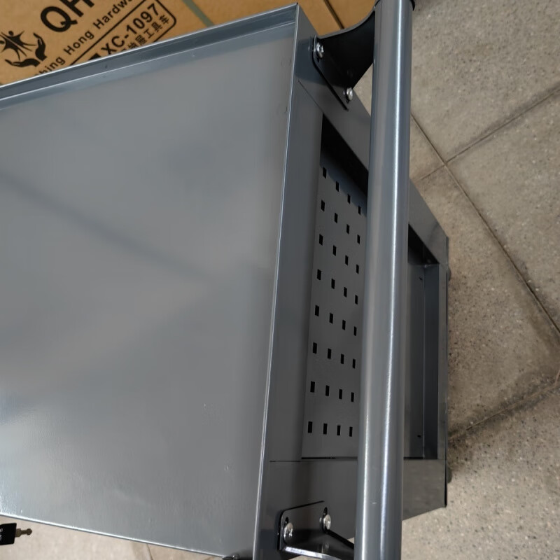 Yeyu five-layer drawer mobile heavy-duty multi-layer tool cart, a good helper for auto repair and industrial maintenance, large size, alloy gray QH-9915