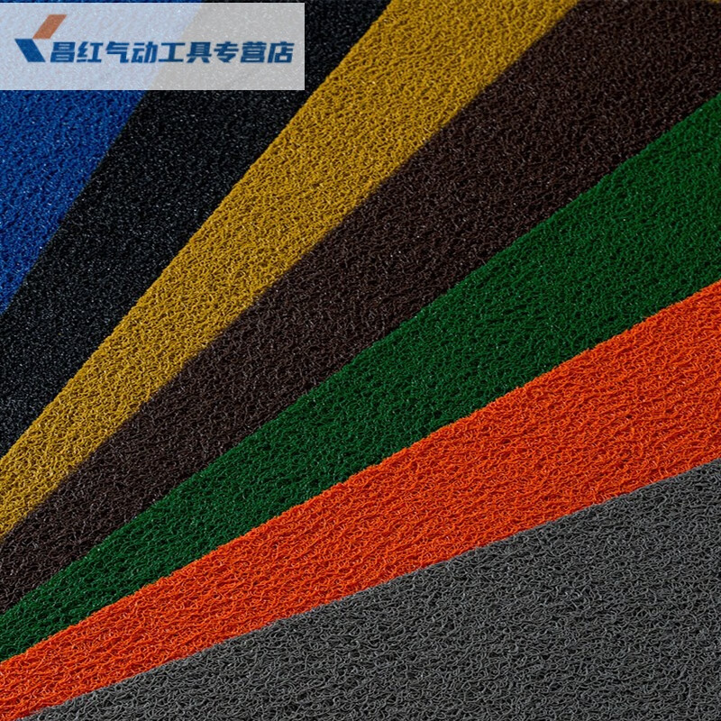 3M floor mat Langmei 6050 silk circle door carpet foot mat custom-made commercial door mat can be pressed with words and custom LOGO gray 80*80CM